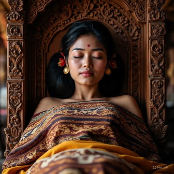 Ilustrasi seseorang sedang tidur. (Meta AI)